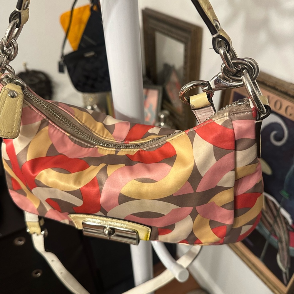 Coach Stylish Multicolor Patterned Women's Hobo B… - image 5